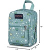 image:imageJanSport Big Break Insulated Lunch Bag  Small SoftSided Cooler Ideal for Class Work or Meal Prep Pastel LilacLeapin Lillies
