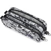 image:imageJanSport Large Accessory Pouch  Secure Storage Space for Pens Power Cords Pencil Case Ideal For Everyday Essentials 13LDoodle Dots BlackWhiteGrey