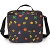image:imageJanSport Super Snack  Insulated Lunch Bag with BPAFree Liner Zipper Top Opening and Adjustable Shoulder Strap Emerald PoolPasta Party
