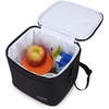 image:imageJanSport Super Snack  Insulated Lunch Bag with BPAFree Liner Zipper Top Opening and Adjustable Shoulder Strap NavyBlack