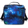 image:imageJanSport Super Snack  Insulated Lunch Bag with BPAFree Liner Zipper Top Opening and Adjustable Shoulder Strap NavyCyberspace Galaxy
