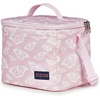image:imageJanSport Super Snack  Insulated Lunch Bag with BPAFree Liner Zipper Top Opening and Adjustable Shoulder Strap NavyFlutter By Pink IceWhitePink Ice