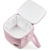 image:imageJanSport Super Snack  Insulated Lunch Bag with BPAFree Liner Zipper Top Opening and Adjustable Shoulder Strap NavyFlutter By Pink IceWhitePink Ice