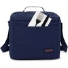 image:imageJanSport Super Snack  Insulated Lunch Bag with BPAFree Liner Zipper Top Opening and Adjustable Shoulder Strap NavyNavy