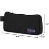 image:imageJansport JS00T49C69G Large Accessory Pouch Battery Cord Storage Blackberry MousseBlack