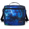image:imageJanSport Super Snack  Insulated Lunch Bag with BPAFree Liner Zipper Top Opening and Adjustable Shoulder Strap NavyCyberspace Galaxy