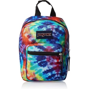 image:imageJanSport Big Break Insulated Lunch Bag  Small SoftSided Cooler Ideal for Class Work or Meal Prep Pastel LilacRed Hippie Days