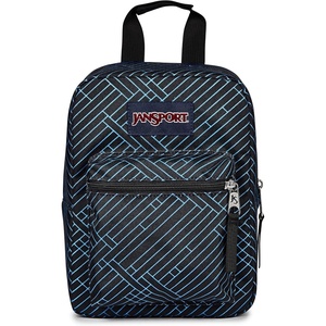 image:imageJanSport Big Break Insulated Lunch Bag  Small SoftSided Cooler Ideal for Class Work or Meal Prep Pastel LilacTeam Stripes