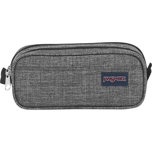 image:imageJanSport Large Accessory Pouch  Secure Storage Space for Pens Power Cords Pencil Case Ideal For Everyday Essentials 13LGrey Letterman Poly