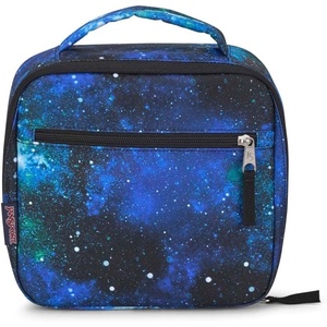 image:imageJanSport Lunch Break Insulated Cooler Bag  Leakproof Picnic Tote BlackCyberspace Galaxy