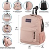 image:imageJanSport Central Adaptive Backpack  Wheelchair amp Walker Compatible TuckAway Shoulder Straps Adjustable Backrest Loops amp Anchor Straps Iconic Design Cyberspace GalaxyMia Brown White Flowers