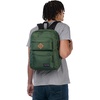 image:imageJanSport Double Break Backpack  15inch Padded Laptop Compartment Dual Water Bottle Pockets Internal Organizer Large Main Compartment Cargo GreenCargo Green