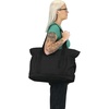 image:imageJanSport Everyday Large Tote  Spacious Tote Bag with Padded 15Inch Laptop Sleeve Zippered CompartmentsBlack