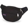 image:imageJanSport Fifth Avenue Fanny Pack Crossbody Bags for Women Men  Stylish Durable Waist Bag with Adjustable Belt Main Zippered Pocket Quick Stash Pocket Travel Essentials Black