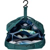 image:imageJanSport Good Latitude Hanging Toiletry Bag for Travel  Accordion Cosmetic Case with Waterproof Toothbrush Pocket  Hygiene Organizer 6L Elemental BlueEmerald Pool