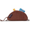 image:imageJanSport Luna Blue Compact Minimalist Semicircular PouchBasic Brown Corduroy