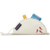 image:imageJanSport Luna Blue Compact Minimalist Semicircular PouchPepper Embroidery