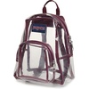 image:imageJanSport Mini Pack  Lightweight 10L Backpack with Adjustable Straps and Front Zipper Pocket  Perfect for Travel Concerts amp Everyday Use ClearCherry Lacquer