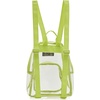 image:imageJanSport Mini Pack  Lightweight 10L Backpack with Adjustable Straps and Front Zipper Pocket  Perfect for Travel Concerts amp Everyday Use ClearCitron Lime