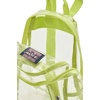 image:imageJanSport Mini Pack  Lightweight 10L Backpack with Adjustable Straps and Front Zipper Pocket  Perfect for Travel Concerts amp Everyday Use ClearCitron Lime