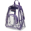 image:imageJanSport Mini Pack  Lightweight 10L Backpack with Adjustable Straps and Front Zipper Pocket  Perfect for Travel Concerts amp Everyday Use ClearGrape Jelly