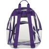 image:imageJanSport Mini Pack  Lightweight 10L Backpack with Adjustable Straps and Front Zipper Pocket  Perfect for Travel Concerts amp Everyday Use ClearGrape Jelly