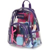 image:imageJanSport Mini Pack  Lightweight 10L Backpack with Adjustable Straps and Front Zipper Pocket  Perfect for Travel Concerts amp Everyday Use ClearGrape Jelly