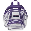 image:imageJanSport Mini Pack  Lightweight 10L Backpack with Adjustable Straps and Front Zipper Pocket  Perfect for Travel Concerts amp Everyday Use ClearGrape Jelly
