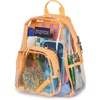 image:imageJanSport Mini Pack  Lightweight 10L Backpack with Adjustable Straps and Front Zipper Pocket  Perfect for Travel Concerts amp Everyday Use ClearOrange Soda