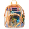 image:imageJanSport Mini Pack  Lightweight 10L Backpack with Adjustable Straps and Front Zipper Pocket  Perfect for Travel Concerts amp Everyday Use ClearOrange Soda