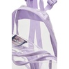 image:imageJanSport Mini Pack  Lightweight 10L Backpack with Adjustable Straps and Front Zipper Pocket  Perfect for Travel Concerts amp Everyday Use ClearPastel Lilac