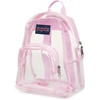 image:imageJanSport Mini Pack  Lightweight 10L Backpack with Adjustable Straps and Front Zipper Pocket  Perfect for Travel Concerts amp Everyday Use ClearPink Ice