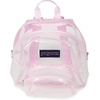 image:imageJanSport Mini Pack  Lightweight 10L Backpack with Adjustable Straps and Front Zipper Pocket  Perfect for Travel Concerts amp Everyday Use ClearPink Ice