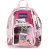 image:imageJanSport Mini Pack  Lightweight 10L Backpack with Adjustable Straps and Front Zipper Pocket  Perfect for Travel Concerts amp Everyday Use ClearPink Ice