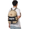 image:imageJanSport Small Seattle Pack  Compact Backpack with Main Compartment Dual Water Bottle Pockets and Padded Sleeve for 15Inch Laptop BlackTravertine