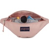 image:imageJanSport Swing Waistpack Fanny Pack  Stylish Durable Waist Bag with Adjustable Belt Main Zippered Pocket Travel Essentials BlackMisty Rose