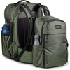 image:imageJanSport Venture Daypack  Travel Pack With Large Main Compartment Padded Laptop Sleeve Dual Water Bottle Pockets and Attachment Buckles BlackCargo Green