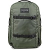 image:imageJanSport Venture Daypack  Travel Pack With Large Main Compartment Padded Laptop Sleeve Dual Water Bottle Pockets and Attachment Buckles BlackCargo Green