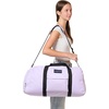 image:imageJanSport Weekender Large Duffel  Travel or Gym Bag Durable Weekender with Front Utility Pocket amp Side Grab Handles  BlackPastel Lilac