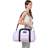 image:imageJanSport Weekender Medium Duffel  Travel or Gym Bag Durable Weekender with Front Utility Pocket amp Side Grab Handles  Cargo GreenPastel Lilac