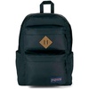 image:imageJanSport Double Break Backpack  15inch Padded Laptop Compartment Dual Water Bottle Pockets Internal Organizer Large Main Compartment Cargo GreenBlack