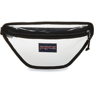image:imageJanSport Clear Waistpack  1L Transparent Fanny Pack One Main Compartment Adjustable Hip Belt amp Crossbody Strap ClearClear Waistpack