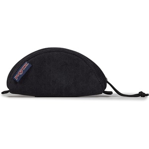 image:imageJanSport Luna Blue Compact Minimalist Semicircular PouchBlack Corduroy