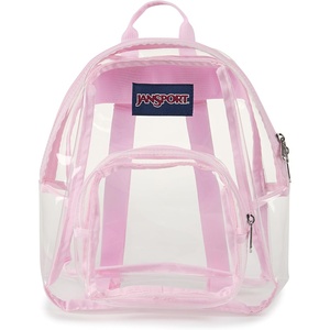 image:imageJanSport Mini Pack  Lightweight 10L Backpack with Adjustable Straps and Front Zipper Pocket  Perfect for Travel Concerts amp Everyday Use ClearPink Ice