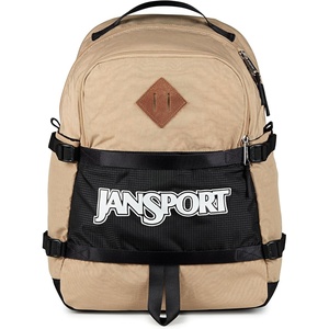 image:imageJanSport Small Seattle Pack  Compact Backpack with Main Compartment Dual Water Bottle Pockets and Padded Sleeve for 15Inch Laptop BlackTravertine