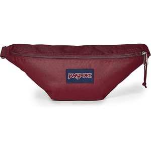 image:imageJanSport Swing Waistpack Fanny Pack  Stylish Durable Waist Bag with Adjustable Belt Main Zippered Pocket Travel Essentials BlackCherry Lacquer