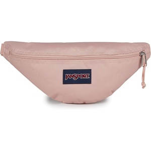 image:imageJanSport Swing Waistpack Fanny Pack  Stylish Durable Waist Bag with Adjustable Belt Main Zippered Pocket Travel Essentials BlackMisty Rose
