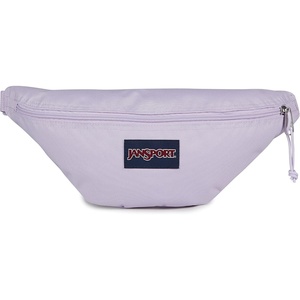 image:imageJanSport Swing Waistpack Fanny Pack  Stylish Durable Waist Bag with Adjustable Belt Main Zippered Pocket Travel Essentials BlackPastel Lilac