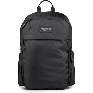 image:imageJanSport Venture Daypack  Travel Pack With Large Main Compartment Padded Laptop Sleeve Dual Water Bottle Pockets and Attachment Buckles BlackBlack