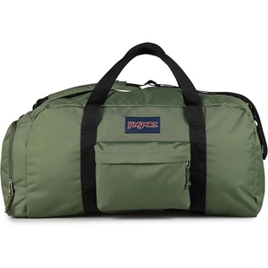 image:imageJanSport Weekender Large Duffel  Travel or Gym Bag Durable Weekender with Front Utility Pocket amp Side Grab Handles  BlackCargo Green